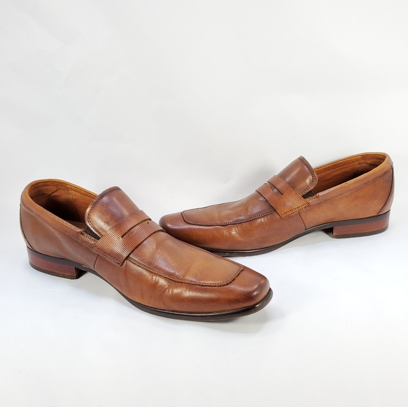 Florsheim Brinson Postino Penny Slip On Shoes - Picture 6 of 8